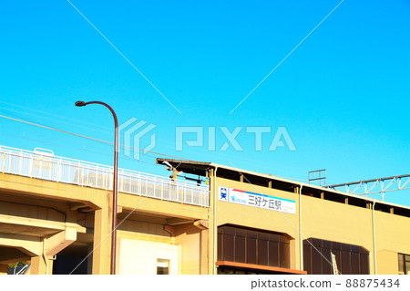 名鐵豐田線三好丘站的風景 名鐵豐田線三好丘站的風景 88875434