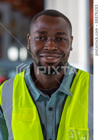 African American Container Warehouse Foreman Worker African American Container Warehouse Foreman Worker 88876283