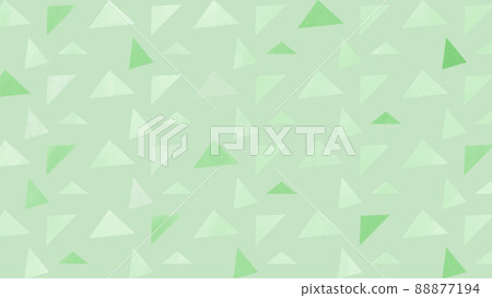 綠色三角形圖案插圖 綠色三角形圖案插圖 88877194