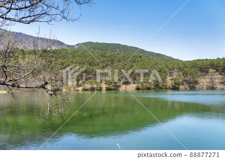 Scenery of Handayama Nature Park Handa Swamp, Koori Town, Fukushima Prefecture 88877271