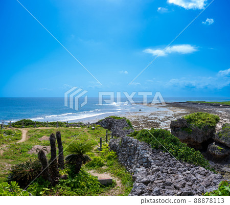 Gushikawa Castle Ruins, the southernmost castle ruins on the main island of Okinawa, taken in April 2022 Gushikawa Castle Ruins, the southernmost castle ruins on the main island of Okinawa, taken in April 2022 88878113