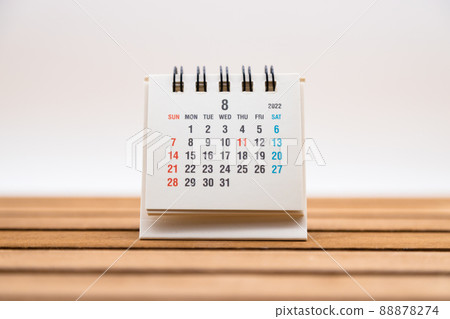 Calendar for August 2022 Desktop calendar 88878274