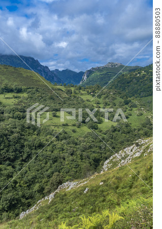 Mountain Range, Picos de Europa National Park, Spain 88880503