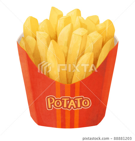 French fries thick 88881203