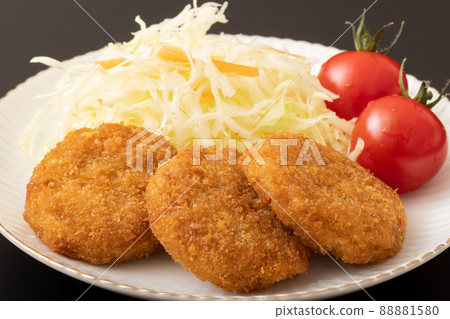 大豆肉的Menchi-katsu 88881580