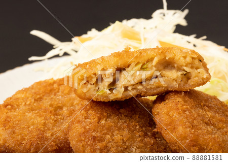 Menchi-katsu of soy meat Menchi-katsu of soy meat 88881581