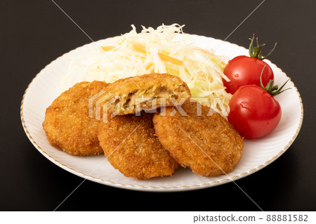 大豆肉的Menchi-katsu 88881582