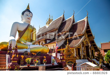 Wat Rajamontean temple in Old City Chiang Mai, Thailand 88881928