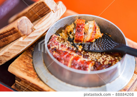 Hitsumabushi鰻魚[名古屋美食的形象] 88884208