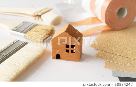 Painting work, remodeling, exterior wall painting, repair, detached house work 88884243