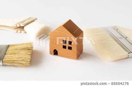 Painting work, brush, remodeling, exterior wall painting, repair 88884276