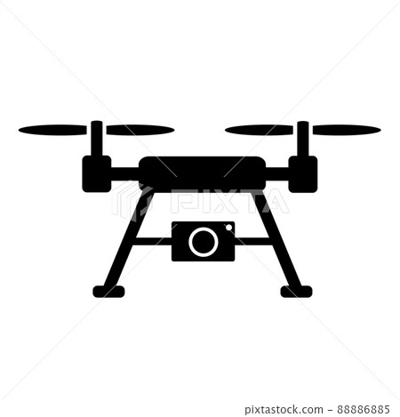 Drone. An unmanned aerial vehicle for aerial photography equipped with a camera. 88886885
