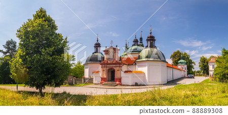 The Church of the Assumption of Our Lady, Klokoty, Tabor, Czech republic The Church of the Assumption of Our Lady, Klokoty, Tabor, Czech republic 88889308