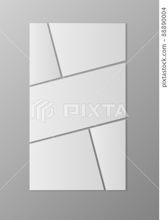 Templates for collage frames, photographs, drawings or illustrations. Vector frames.Collage concept. Whiteboard and branding presentation.Moodboard.Poster frame mockup Templates for collage frames, photographs, drawings or illustrations. Vector frames.Collage concept. Whiteboard and branding presentation.Moodboard.Poster frame mockup 88890004