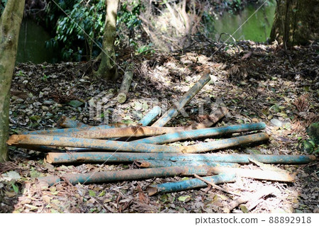 非法向森林傾倒鐵棒 非法向森林傾倒鐵棒 88892918