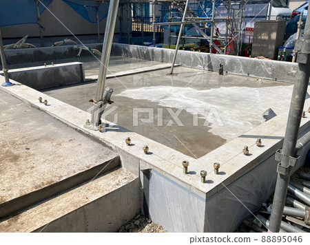 公寓建設地基施工現場圖片 公寓建設地基施工現場圖片 88895046