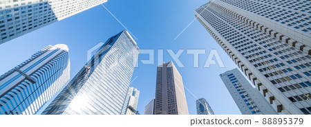 Looking up at the buildings in Shinjuku Shinjuku, "Tokyo" Looking up at the buildings in Shinjuku Shinjuku, "Tokyo" 88895379