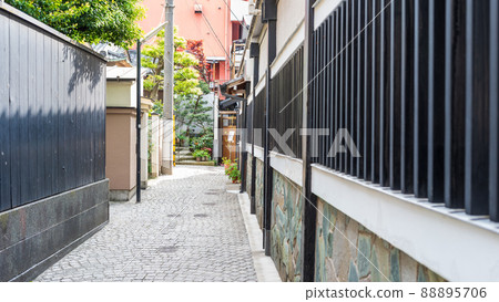 “東京”神樂坂，後巷風景 88895706