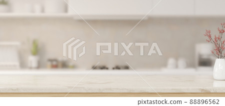 Minimal clean kitchen countertop with empty space 88896562