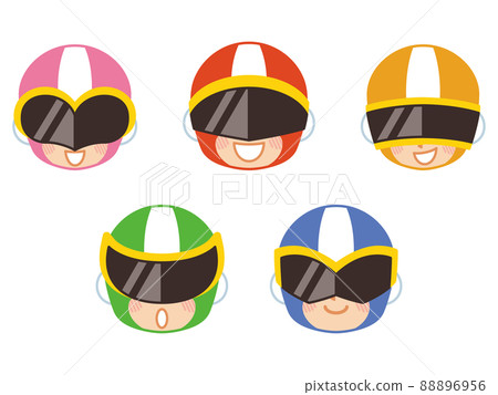 Sentai Hero Gathering Face Mask 88896956