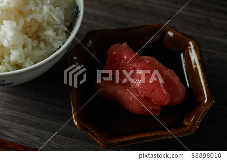 Japanese food image cod roe rice with rice Japanese food image cod roe rice with rice 88898010