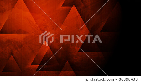 Dark red grunge geometric minimal background with triangles 88898438