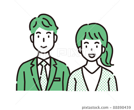 已婚夫婦圖標 88898439
