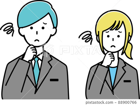 Troublesome pose business suit men and women Troublesome pose business suit men and women 88900766