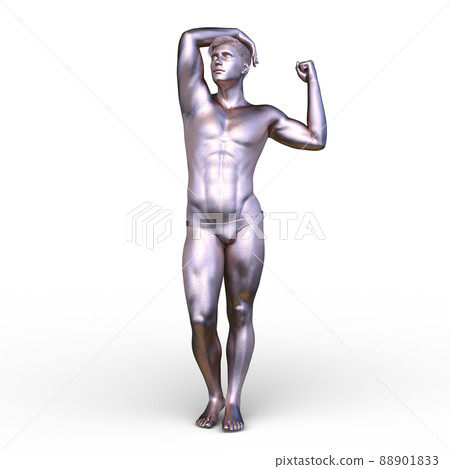 一個擺姿勢的男人 88901833