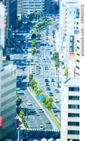 Diorama style around Tennoji Diorama style around Tennoji 88902078