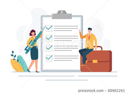 Business plan check list, management and organization 88902261