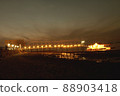On the way to Namhae cafe while looking at the enchanting sunset 88903418