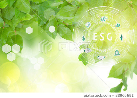 ESG concept of environmental, social and governance ESG concept of environmental, social and governance 88903691