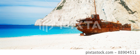 Beautiful lanscape of Zakinthos island Beautiful lanscape of Zakinthos island 88904511