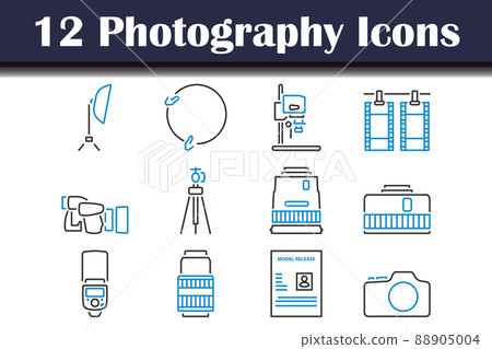 Photography Icon Set 88905004