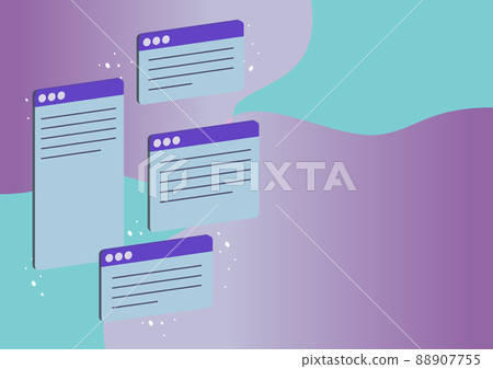 Chat tabs symbolizing successful online communication colleagues achieving teamwork. Text charts representing partnership connection accomplishing newest project goals. Chat tabs symbolizing successful online communication colleagues achieving teamwork. Text charts representing partnership connection accomplishing newest project goals. 88907755