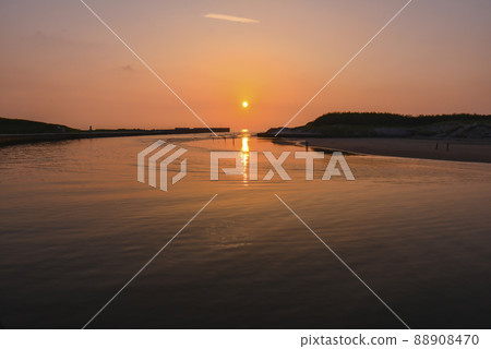 吹上濱日落 88908470