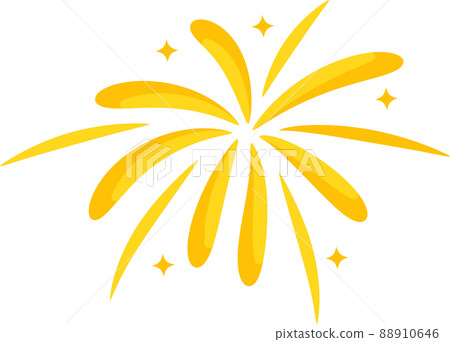 Colorful confetti. Bright holiday firework. Color 2D splash. 88910646