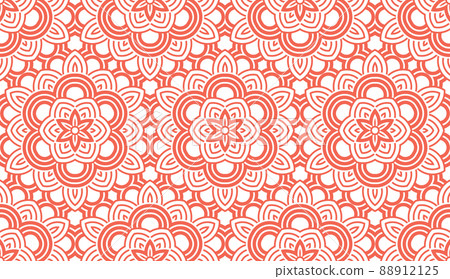 Flower geometric pattern. Seamless background. Flower geometric pattern. Seamless background. 88912125