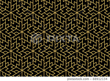 The geometric pattern with lines. Seamless background.  88912134