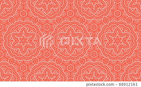 Flower geometric pattern. Seamless background.  88912161