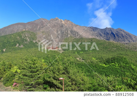 [Kagoshima Prefecture] Sakurajima seen from Yunohira Observatory 88912508