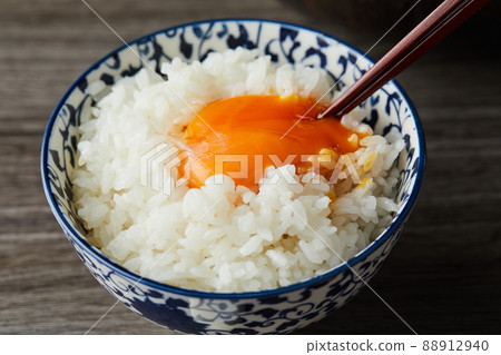 Japanese food image: rice with eggs Japanese food image: rice with eggs 88912940