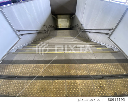 Station stairs are dangerous 88913193