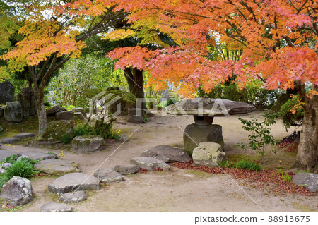 Garden of Ohara House in Kitsuki City, Oita Prefecture 88913675