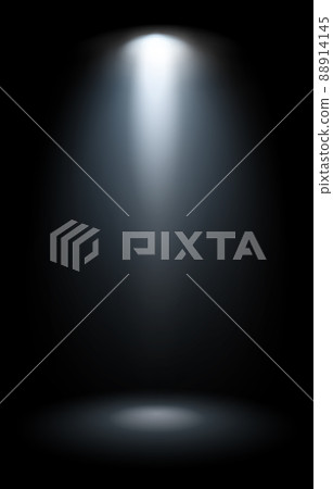 Flashlight beam effect. Realistic light. Illumination mockup 88914145