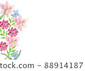 框架與溫暖的花朵 88914187