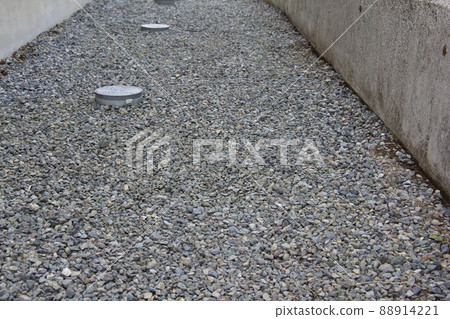 Gravel in the backyard (security) 88914221