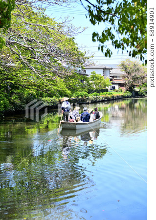 Fukuoka Prefecture Suigo Yanagawa River Boat 88914901