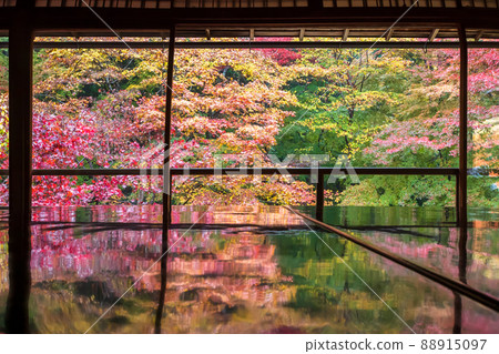 拍攝京都琉璃光院成員琉璃光院的秋葉 88915097